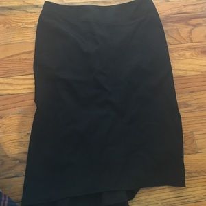 BCBG professional pencil skirt with ruffle