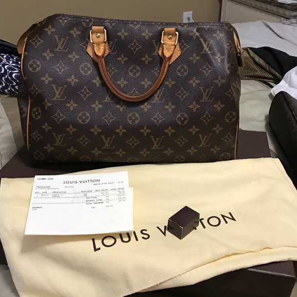 Authentic Louis Vuitton Speedy 35