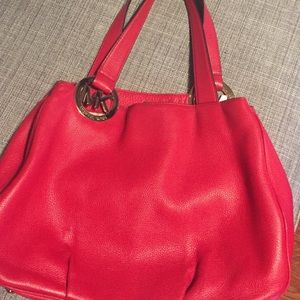 Michael Kors red purse