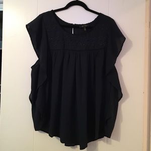 Jessica Simpson Navy Blue Blouse