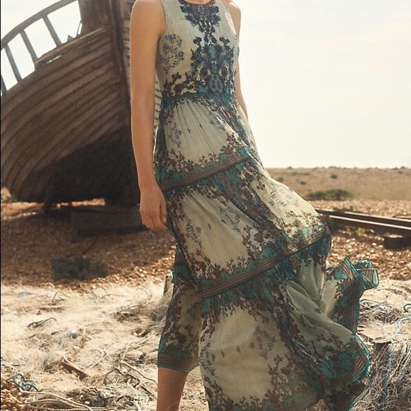 SOLD 💔 Anthropologie Madera Maxi Dress Bhanuni 2 - Picture 3 of 4