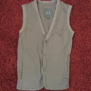 Armani Exchange vest. Very cute detailing. XS