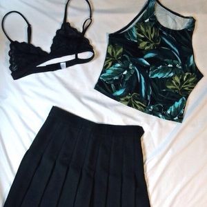 Jungle Leaves Crop Top