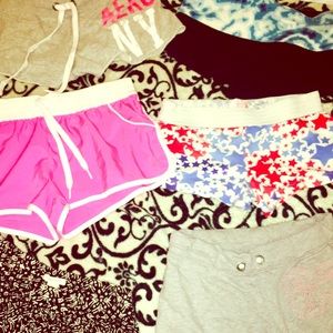 6 pair of shorts. Lounge/sports