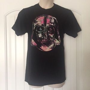 Darth Vader floral graphic tee- new