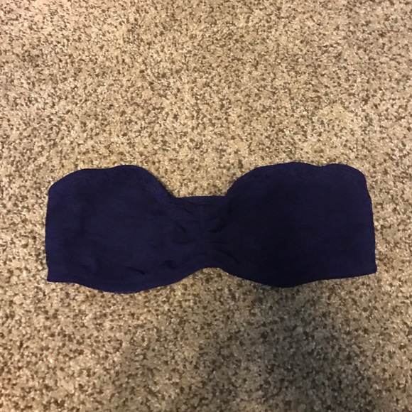 Blue lace bandeau