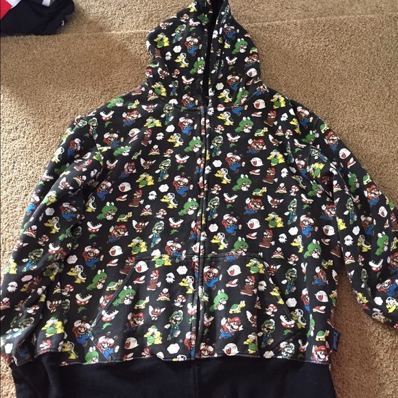 Super Mario Zip Up Hoodie
