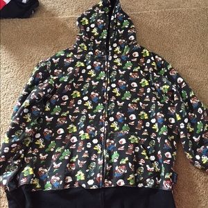 Super Mario Zip Up Hoodie