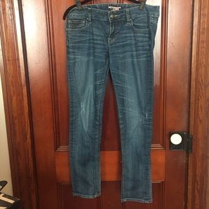 Faded express skinny jeans