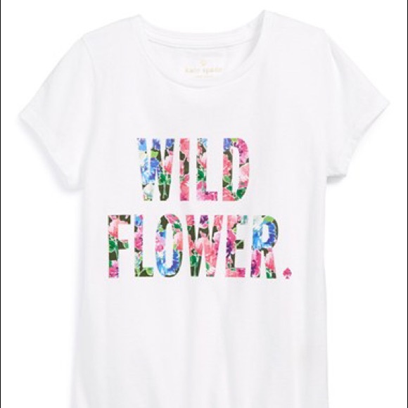 Kate Spade Little Girls 'Wild Flower' Tee