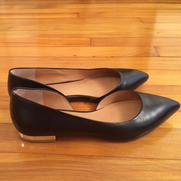 Marc Jacobs size 36 Black Leather Flats