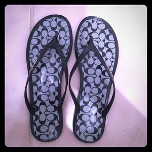 Coach flip flops