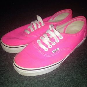 Pink Vans | Women's size 8