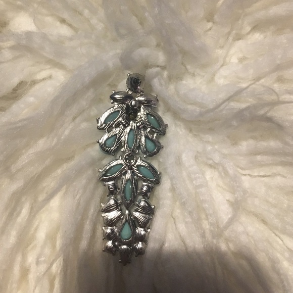 H&M Mint Blue Drop Earrings - Picture 3 of 3