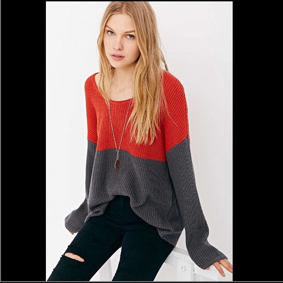 Urban Outfitters Sweaters - UO Mouchette color block sweater