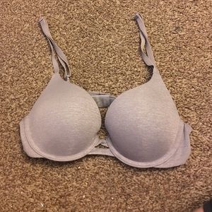 Gray Victoria's Secret "The T-shirt Bra"