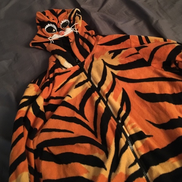 A tiger onesie