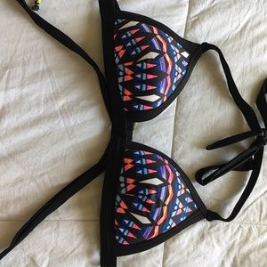 PINK wrap bikini top