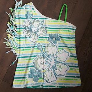 Girls' One shoulder top