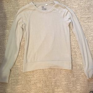 Gray crew neck