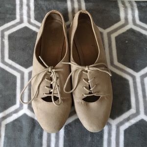 ALDO lace up flats