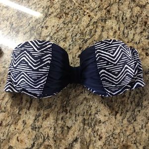 Aerie "holly" push-up strapless bathing suit top