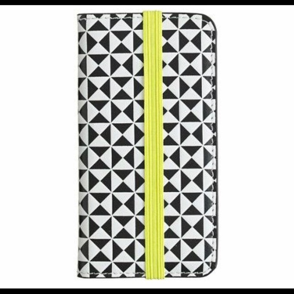 JCrew pattern block wallet case iPhone 5/5s