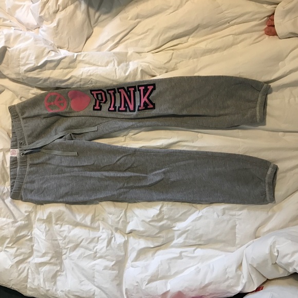 Vs pink sweat pants