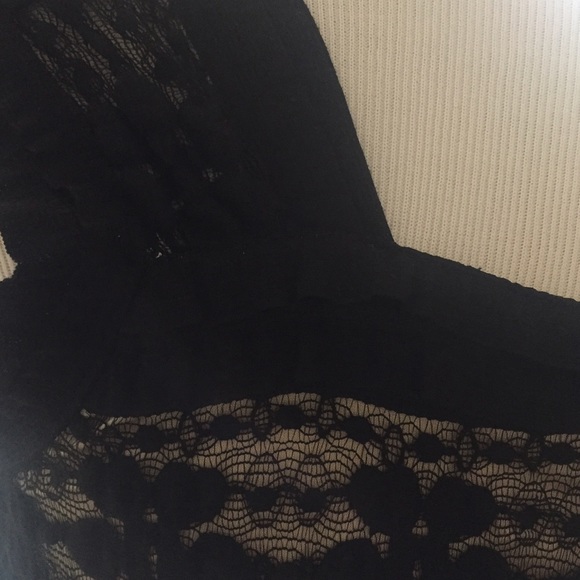 ✨2x HP • Max Studio • Black & Beige Lace Dress • • - Picture 3 of 3