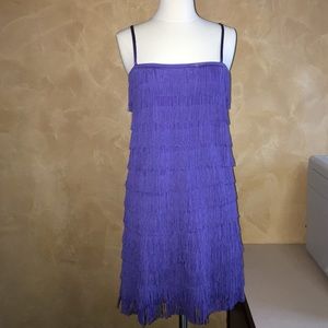 Fun fringe mini dress