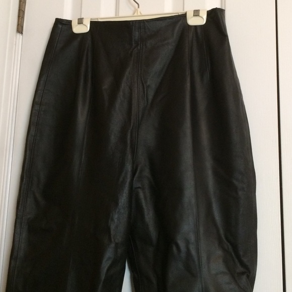 Genuine leather pants