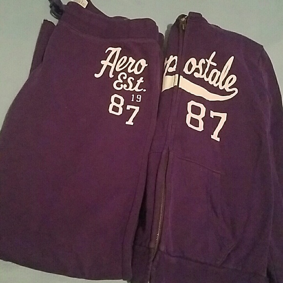❣Purple Aeropostale Sweat Outfit❣