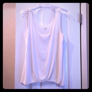 Loft flowy off white top.