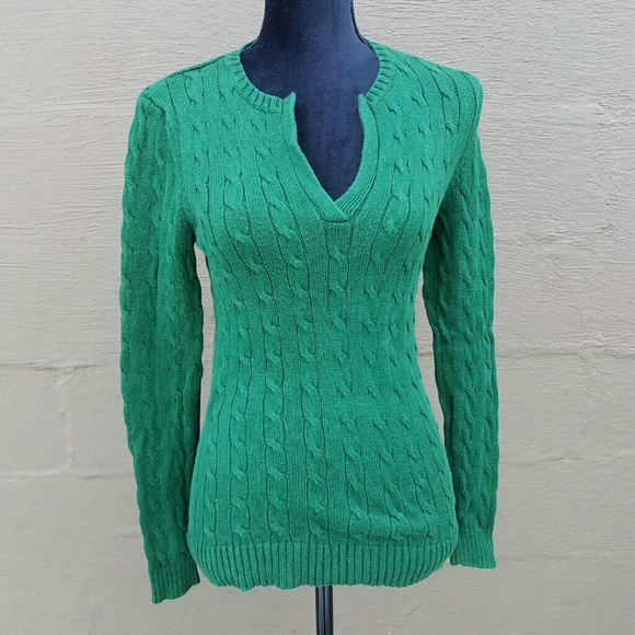 Lauren Ralph Lauren Sweaters - Lauren Ralph Lauren vneck cable knit sweater