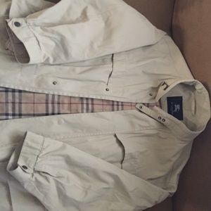 Authentic Tan Burberry Jacket Large