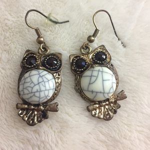 Dangle Owl earrings
