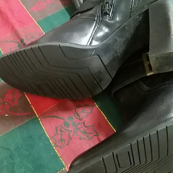 B P WOMEMS MID CALF LEATHER BOOTS - Picture 3 of 4