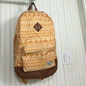 Herschel backpack tribal pattern very used