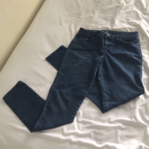 LC Lauren Conrad dark wash skinny jeans