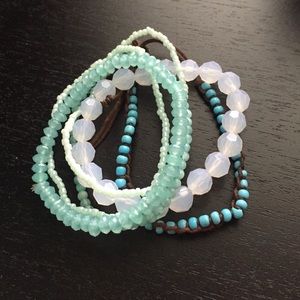 Teal Bracelets