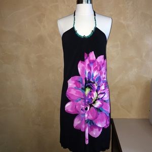 Black halter sundress
