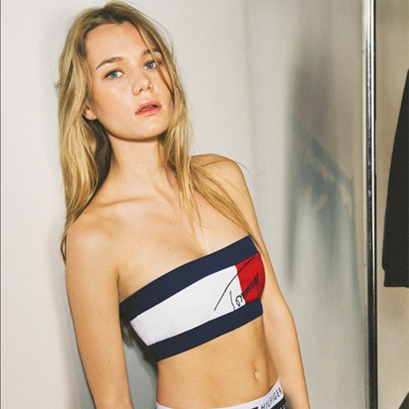 New No Tags Tommy Hilfiger Bandeau Bra - Picture 2 of 4