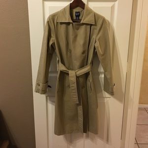 Gap Khaki Trench Coat with belt