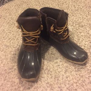 Sperry saltwater duck boots