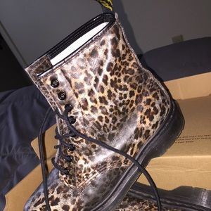 Cheetah Dr. Martens boots