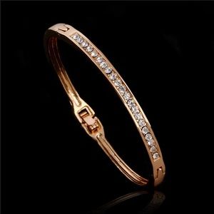 Rose Gold Plated Bangle Bracelet