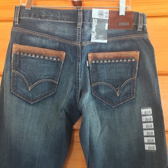 NWT LEVI'S SILVER TAB BOOT CUT JEANS - Picture 4 of 4