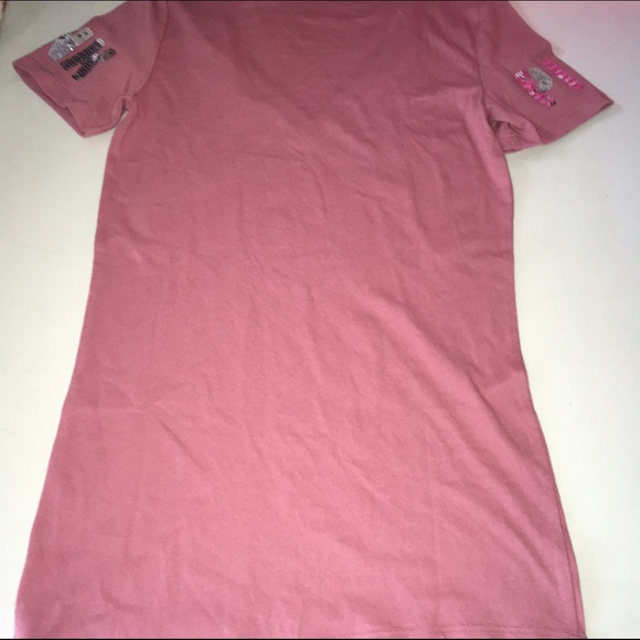 T-shirt à Poche Victoria's Secret, Rose Bling, Motif Michigan State Spartans, Taille Plus, Manches Courtes, Neuf Avec étiquette