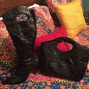 Boots & Matching Purse