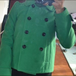 LIKE NEW Emerald Peacoat